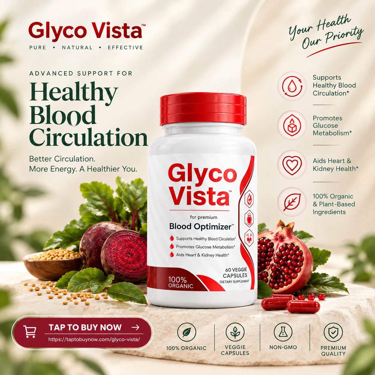 Glyco Vista healthy blood circulation product image